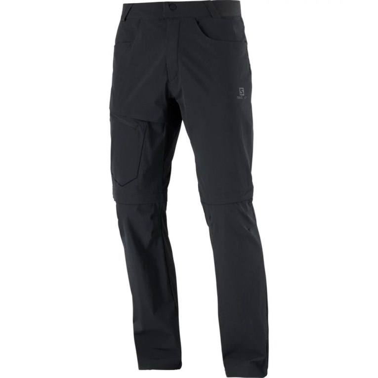 Pantalones Deportivos Salomon Wayfarer Zip Off Hombre Negros | MX FHSN954